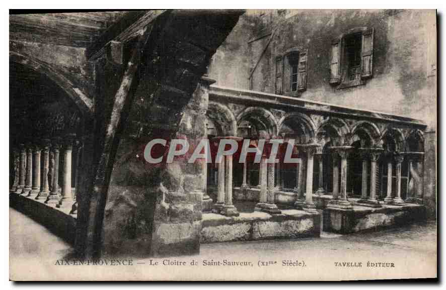 Aix-en-Provence — Der Cloister von Saint-Sauveur (11. Jahrhundert) — Verlag Tavelle
