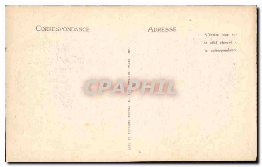 CPA Marseille Ensemble du Palais Longchamp Chef d'Oeuvre de l'arch Esperandieu  — Verso
