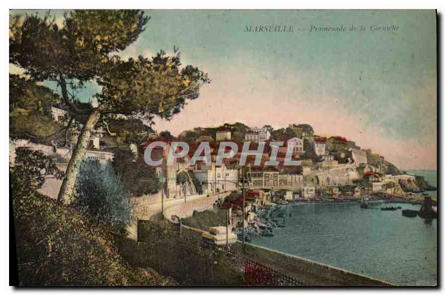 CPA Marseille Promenade de la Corniche 