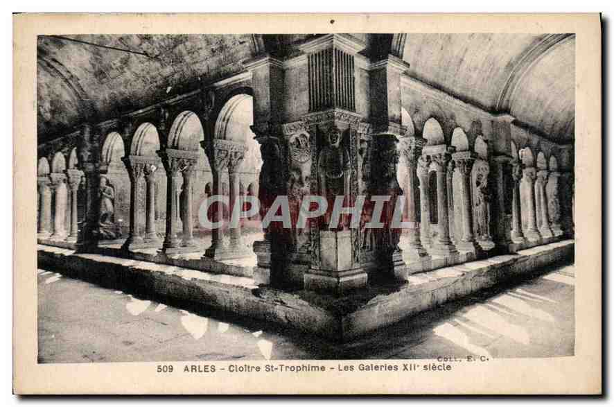Arles - Cloître Saint-Trophime - Les Galeries XIIe siècle — Cott. E. C. n° 509