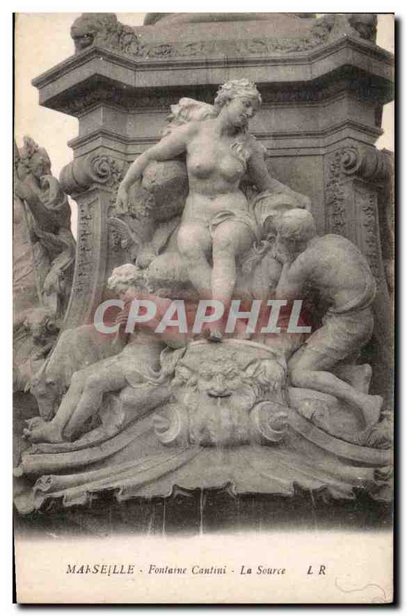 CPA Marseille Fontaine Cantini la Source 