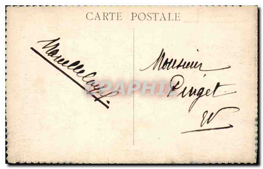 CPA Marseille Notre Dame de la Garde  — Rückseite