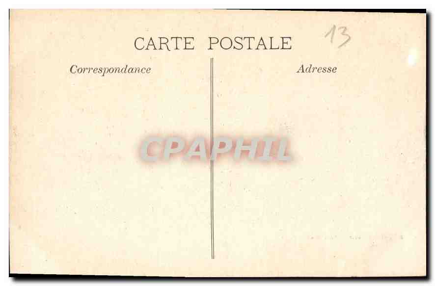 CPA Marseille Le Parc Borely  — Verso