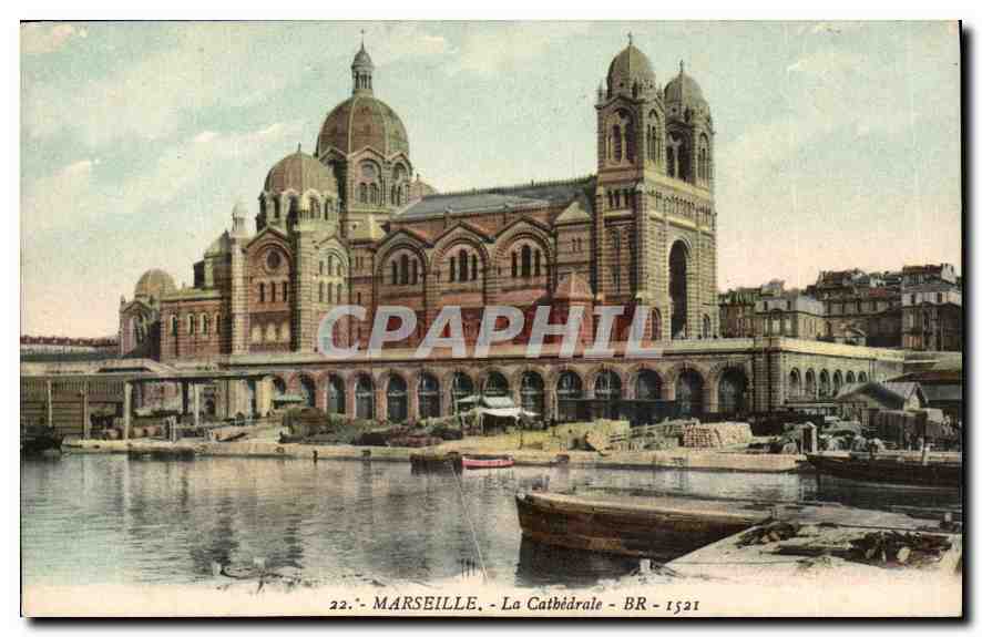 CPA Marseille La Cathedrale 