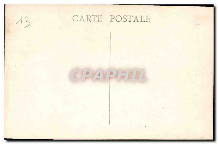CPA Marseille La Corniche Palace Hotel  — Verso