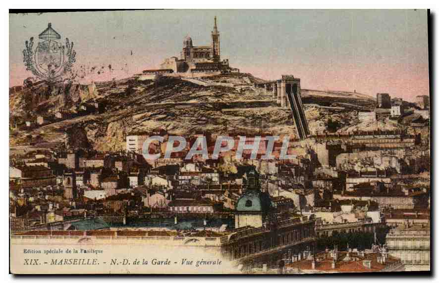CPA Marseille N D de la Garde vue generale 
