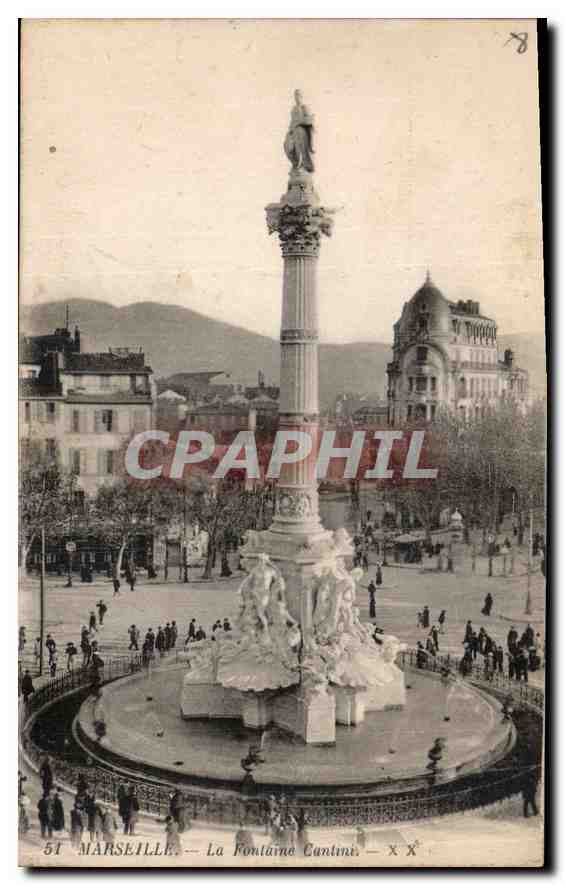 CPA Marseille La Fontaine Cantini 