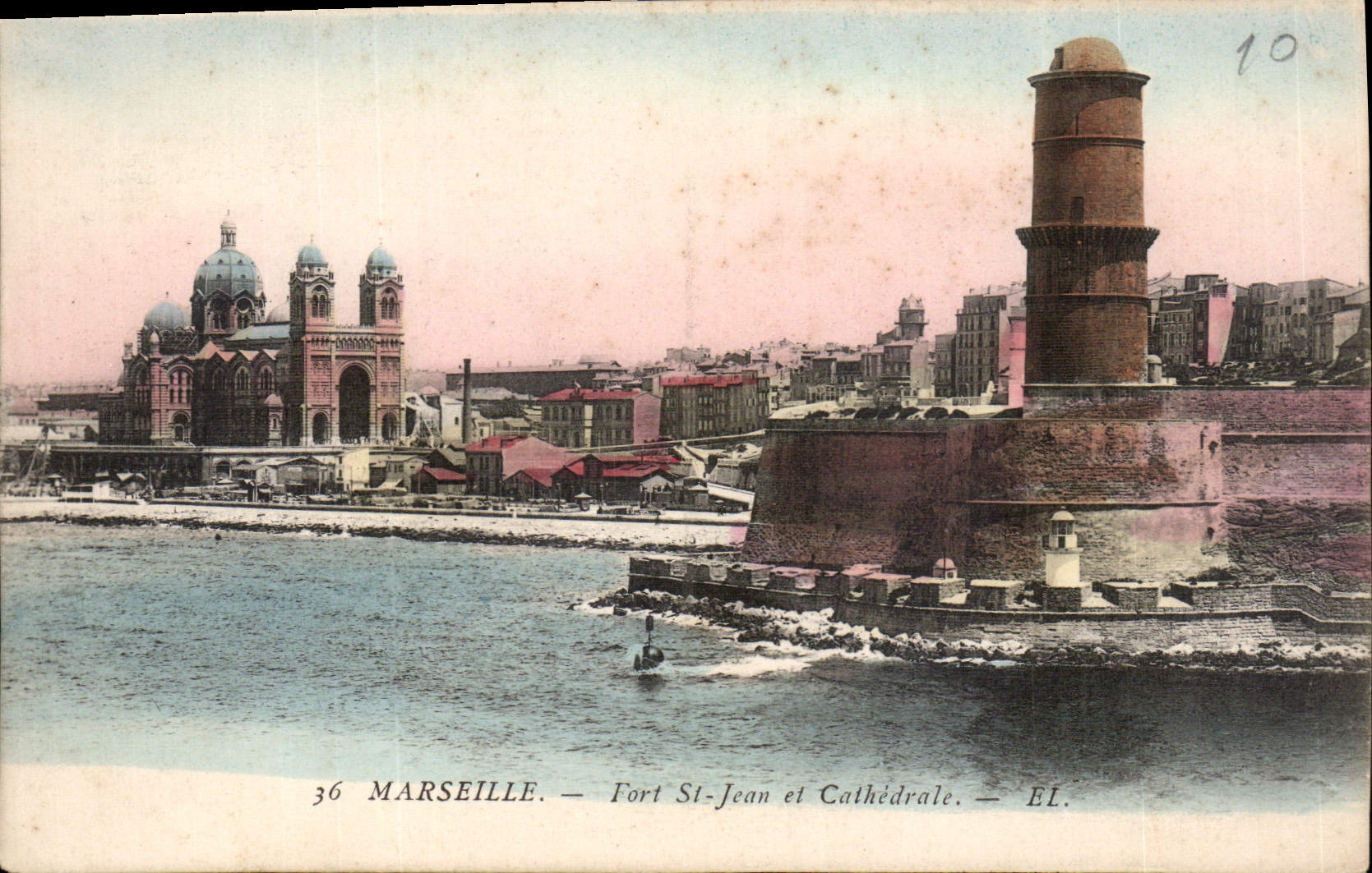 Marseille — Fort Saint-Jean et Cathédrale — EL.