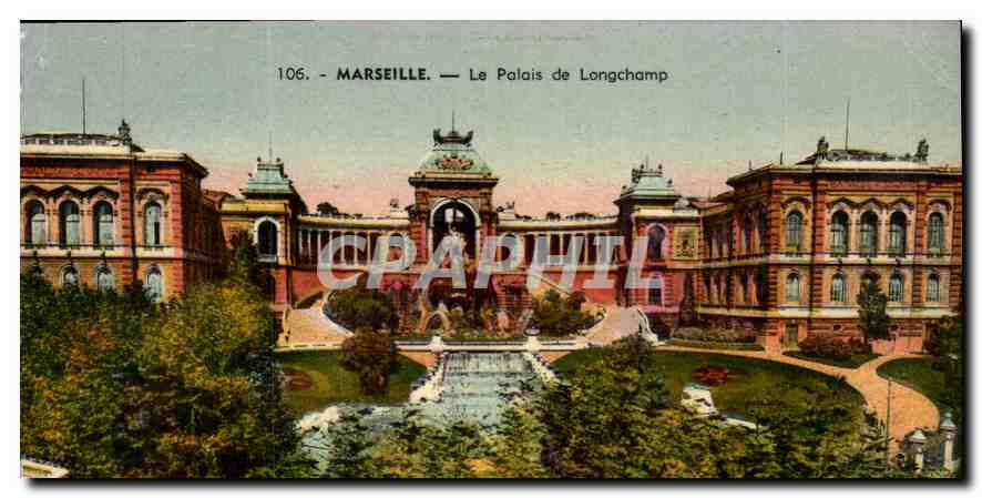 CPA Marseille le Palais de Longchamp 