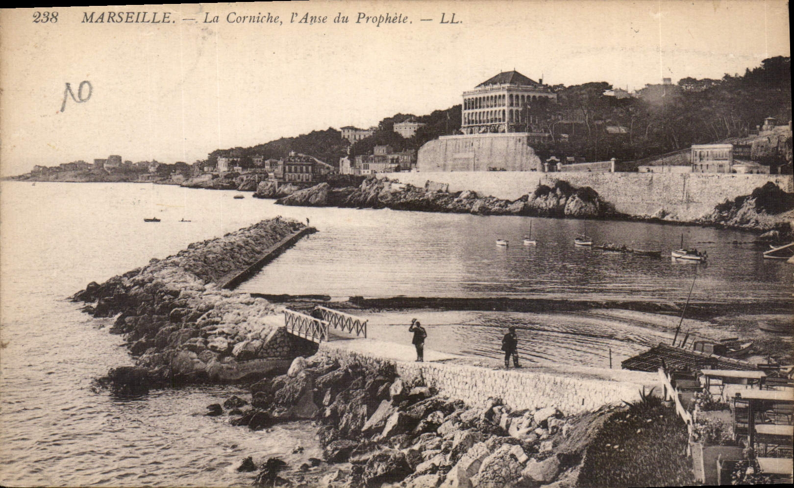 CPA Marseille la Corniche l'Anse du Prophete 