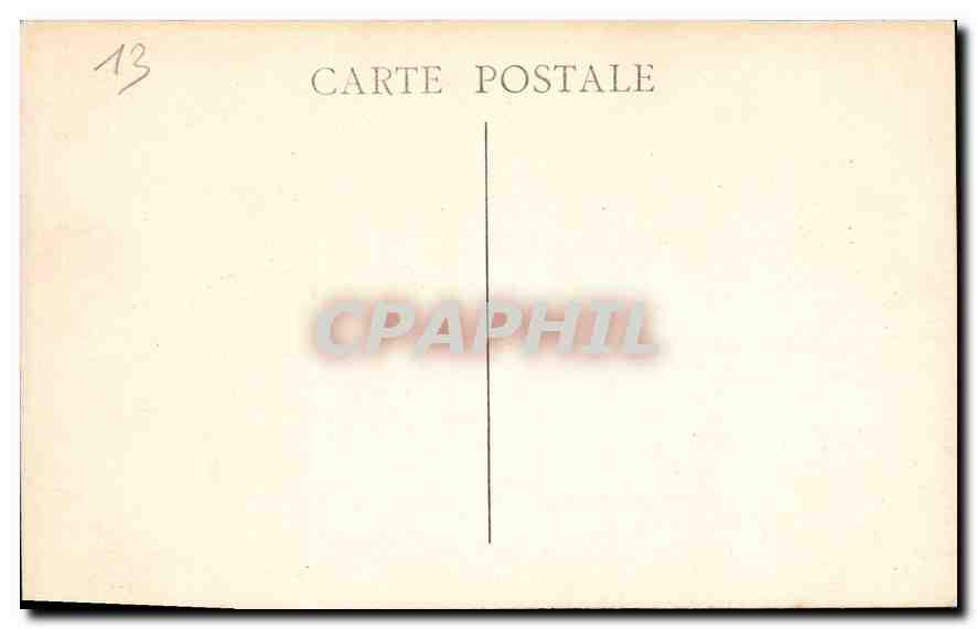 CPA Marseille la Corniche Ponr de la Fausse Monnaie  — Rückseite