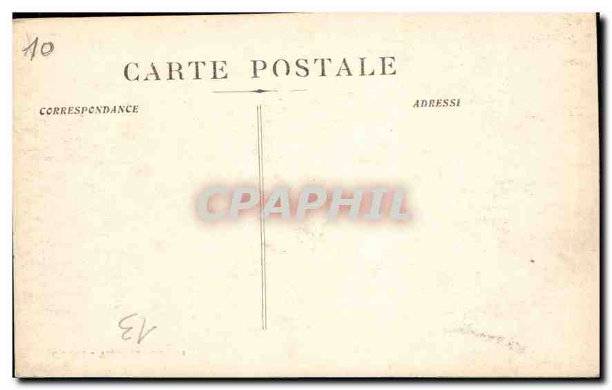 CPA Cuges Vallon de l'Escargot  — Verso