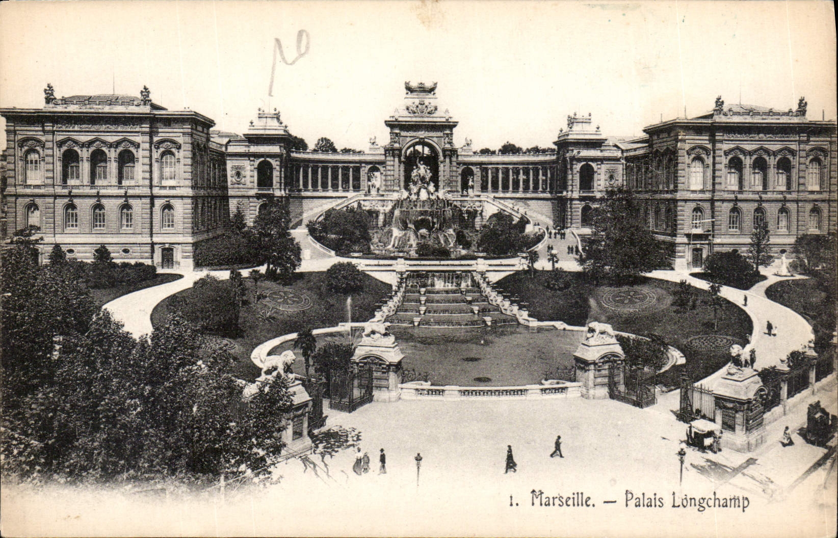 CPA Marseille Palais longchamp 