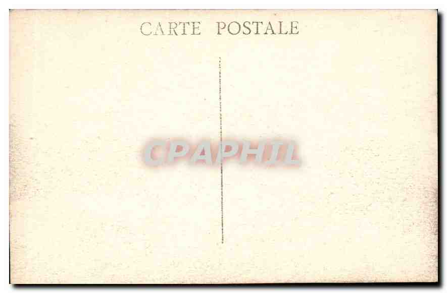 CPA Marseille la Place Castellane Fontaine Cantini et N D de la Garde  — Rückseite