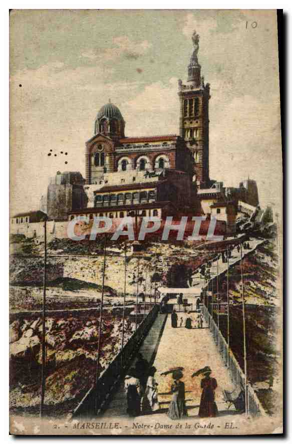CPA Marseille Notre Dame de la Garde 