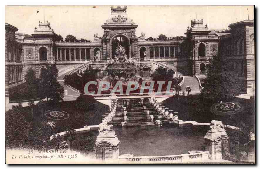 CPA Marseille le Palais Longchamp 