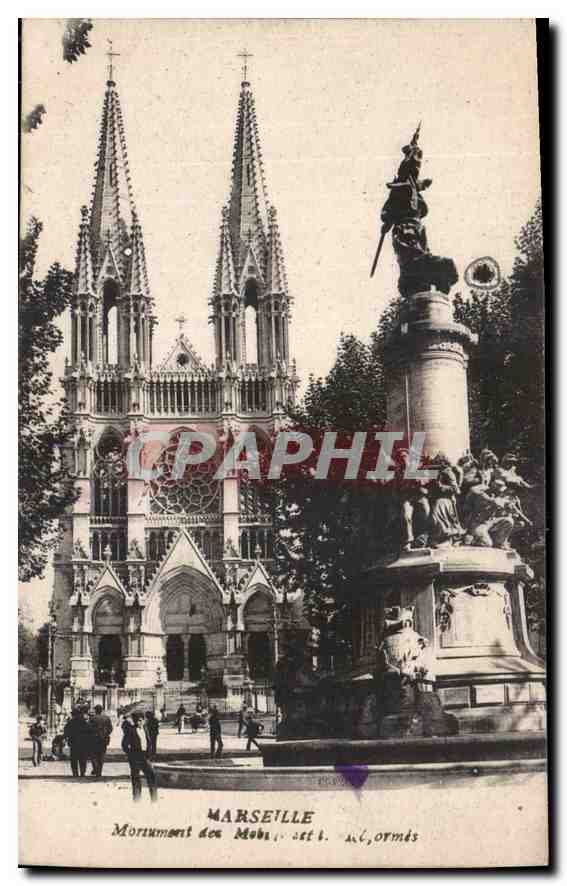 CPA Marseille Monument des Mobiles 