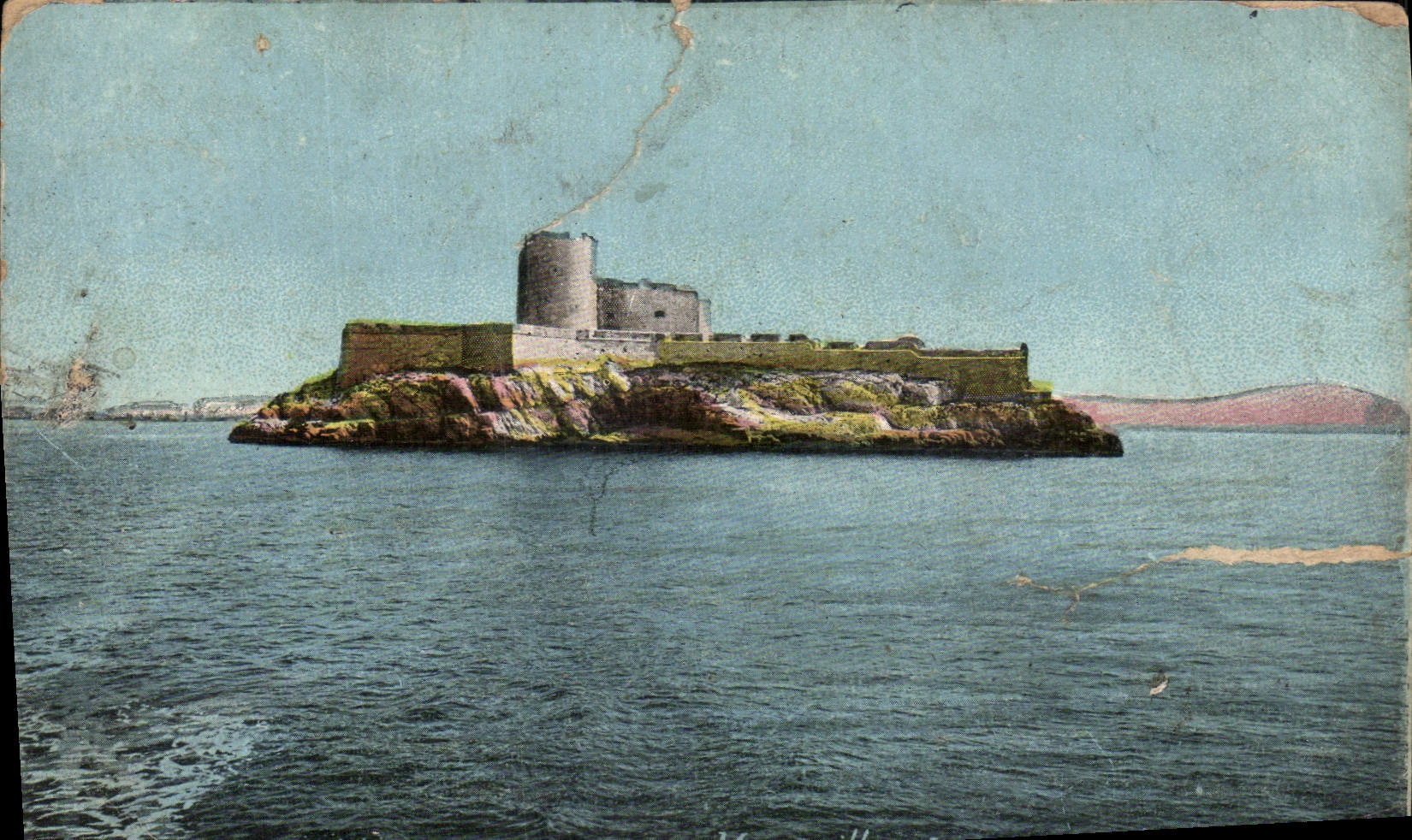 Antike Ansichtskarte Marseille Schloss If