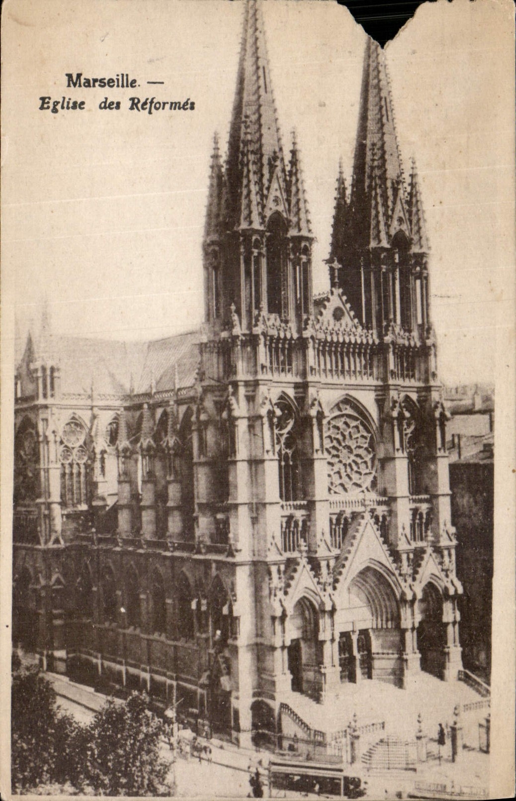 Marseille — Église des Réformés — Éditeur inconnu, n° de série non visible