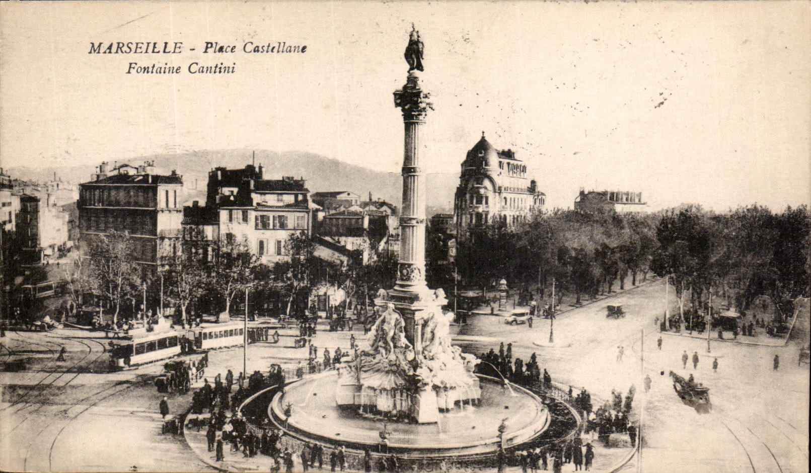 Marsella - Plaza Castellane - Fuente Cantini