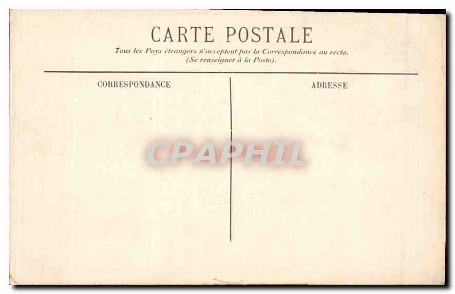 CPA Marseille N D de la Garde Entree de la Chapelle  — Rückseite