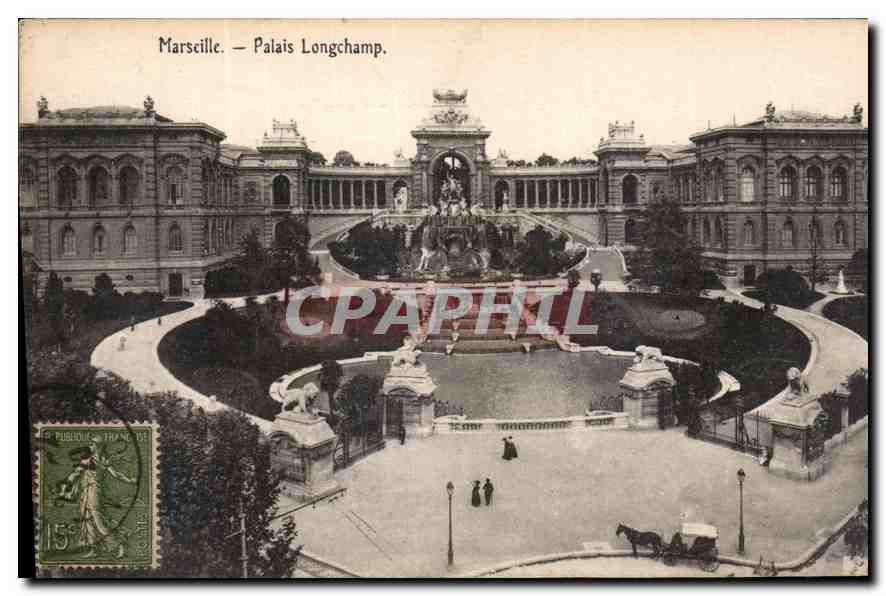CPA Marseille Palais Longchamp 