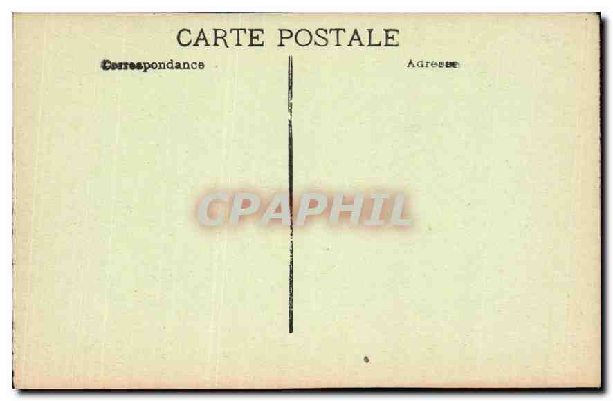 CPA Marseille Fontaine Cantini  — Rückseite