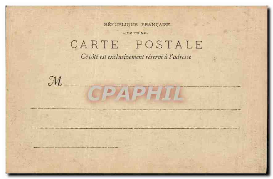 CPA Marseille Notre Dame de la Garde  — Rückseite