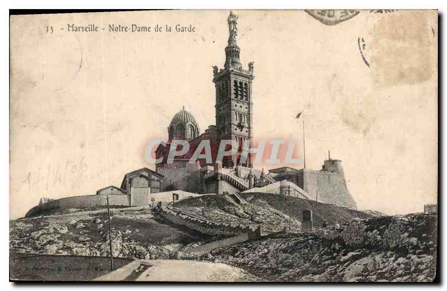 CPA Marseille Notre Dame de la Garde 