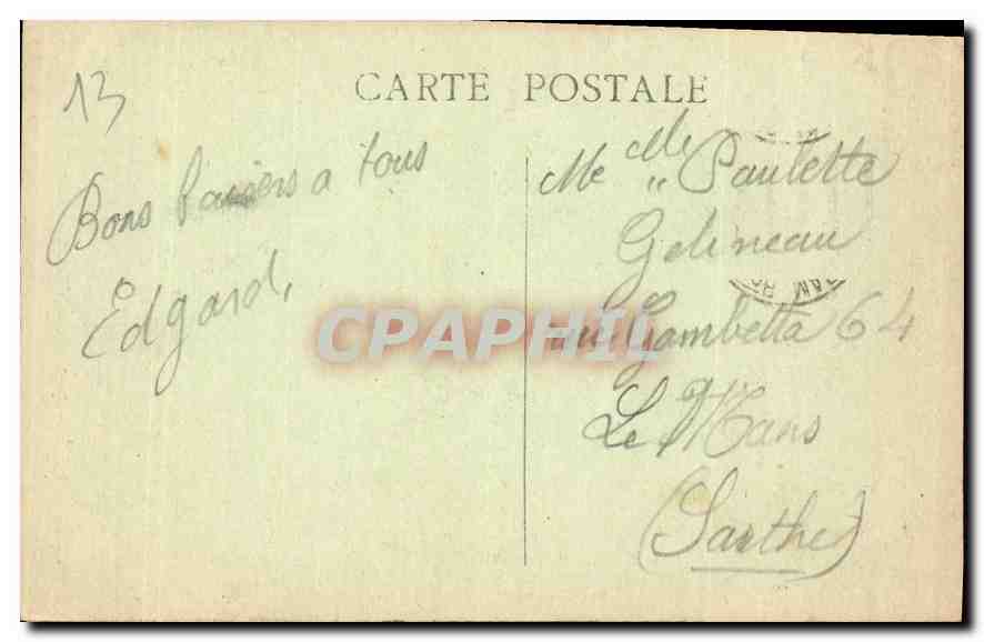 CPA Marseille Ascenseurs de N d de la Garde  — Rückseite