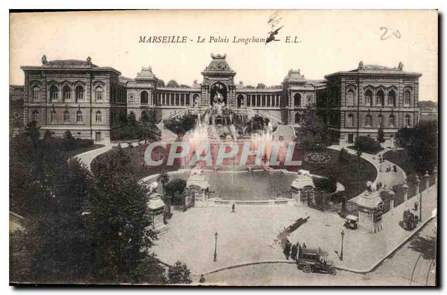 CPA Marseille le Palais Longchamp 