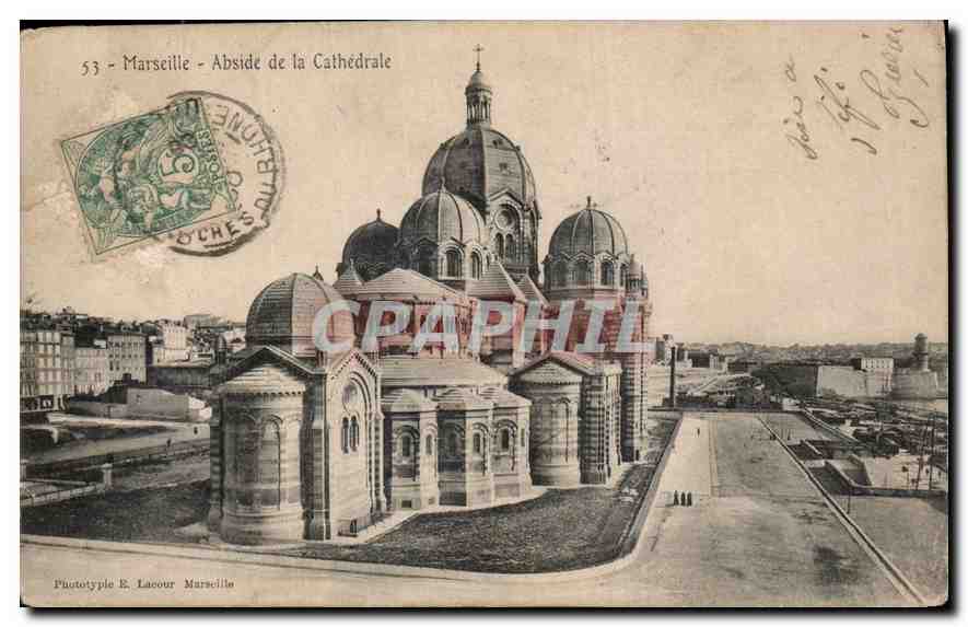 CPA Marseille Abside de la Cathedrale 