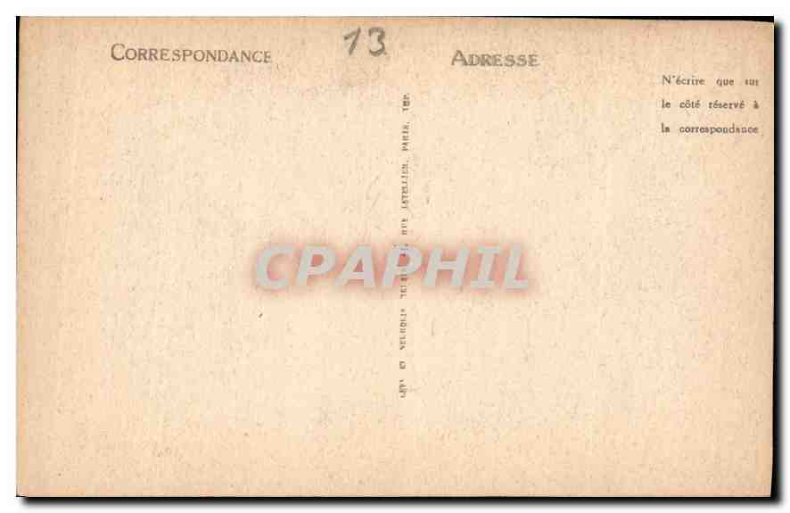 Aix-en-Provence — Alte Pforte — Rue Thiers — LL. — Rückseite