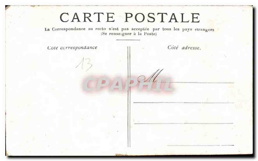 CPA Marseille l'Ascenseur et Notre Dame de la Garde  — Rückseite