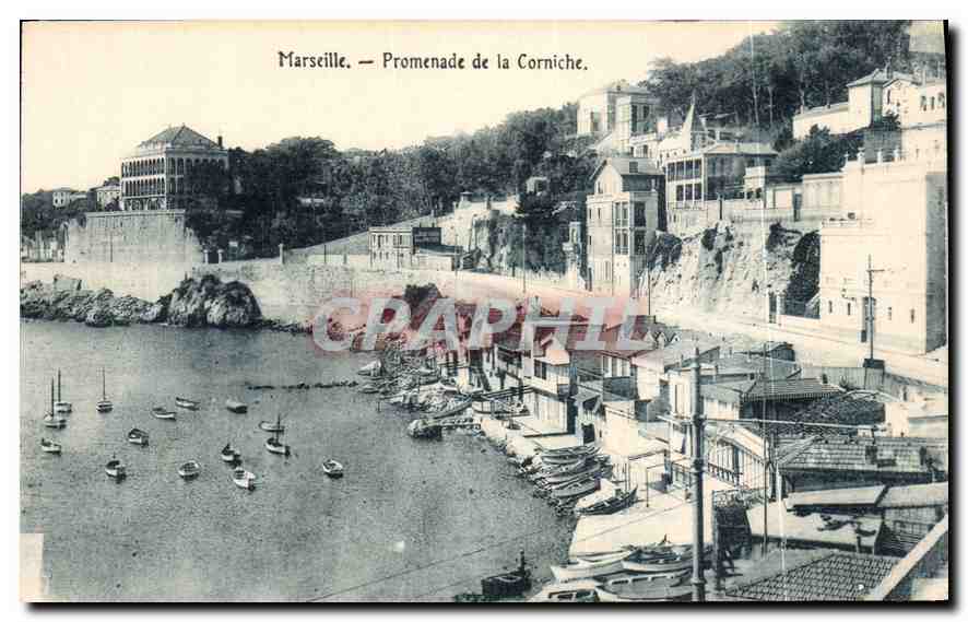 CPA Marseille Promenade de la Corniche 