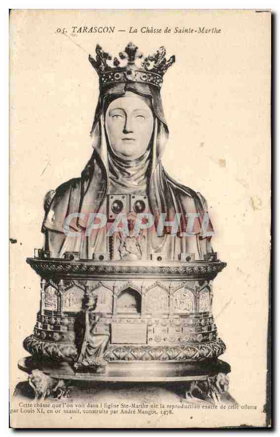 CPA Tarascon la Chasse de Sainte Marthe 