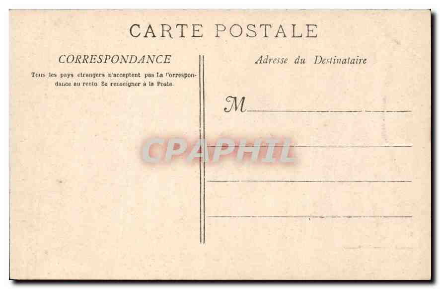 CPA Marseille le Palais Longchamp  — Rückseite