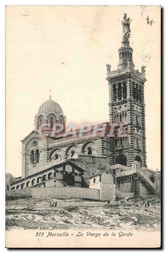 CPA Marseille la Vierge de la Garde 