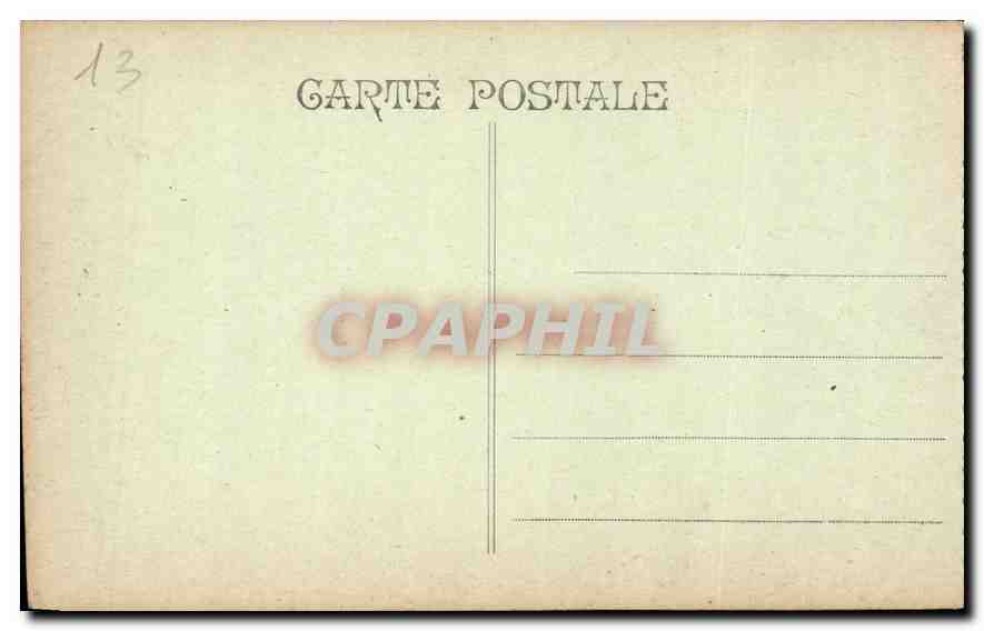 CPA Marseille Vue generale sur N d de la Garde  — Rückseite