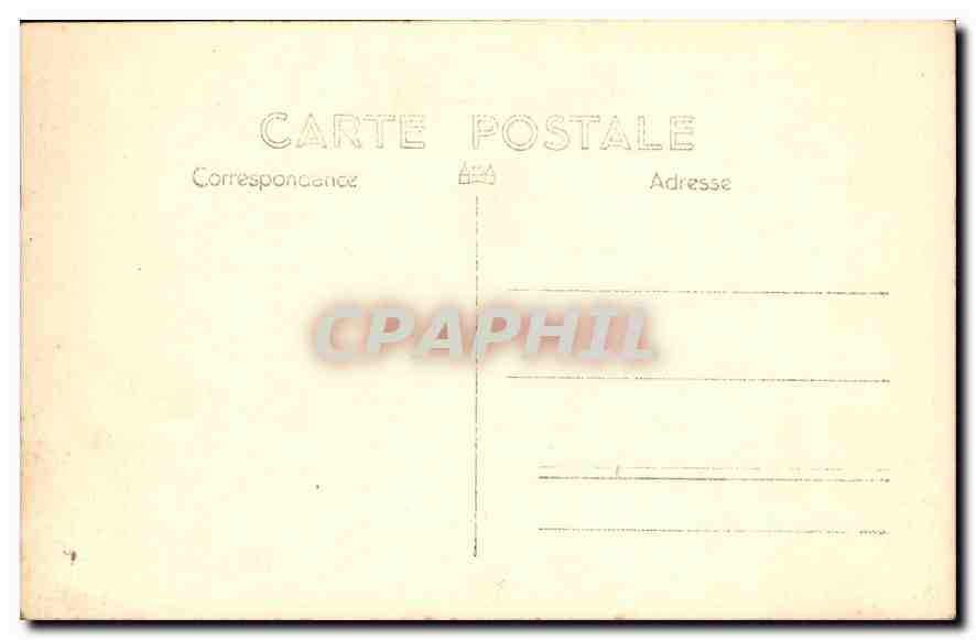 CARTE PHOTO Village — Rückseite