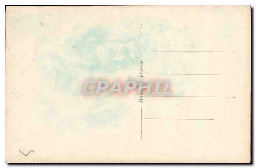 CPA Femme — Rückseite