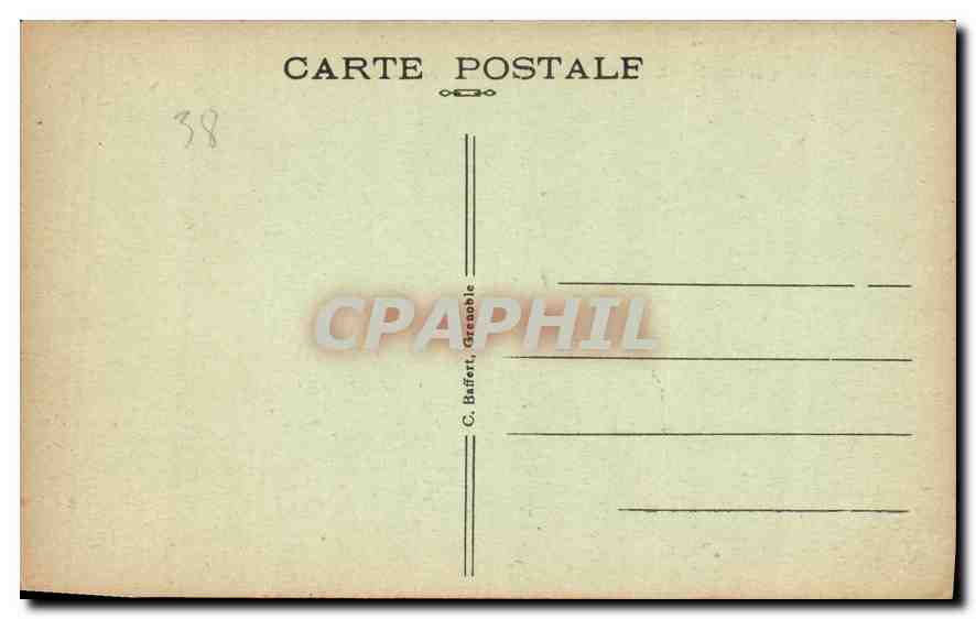 Isère à l'Île d'Amour — Clair de lune — Grenoble — Verso
