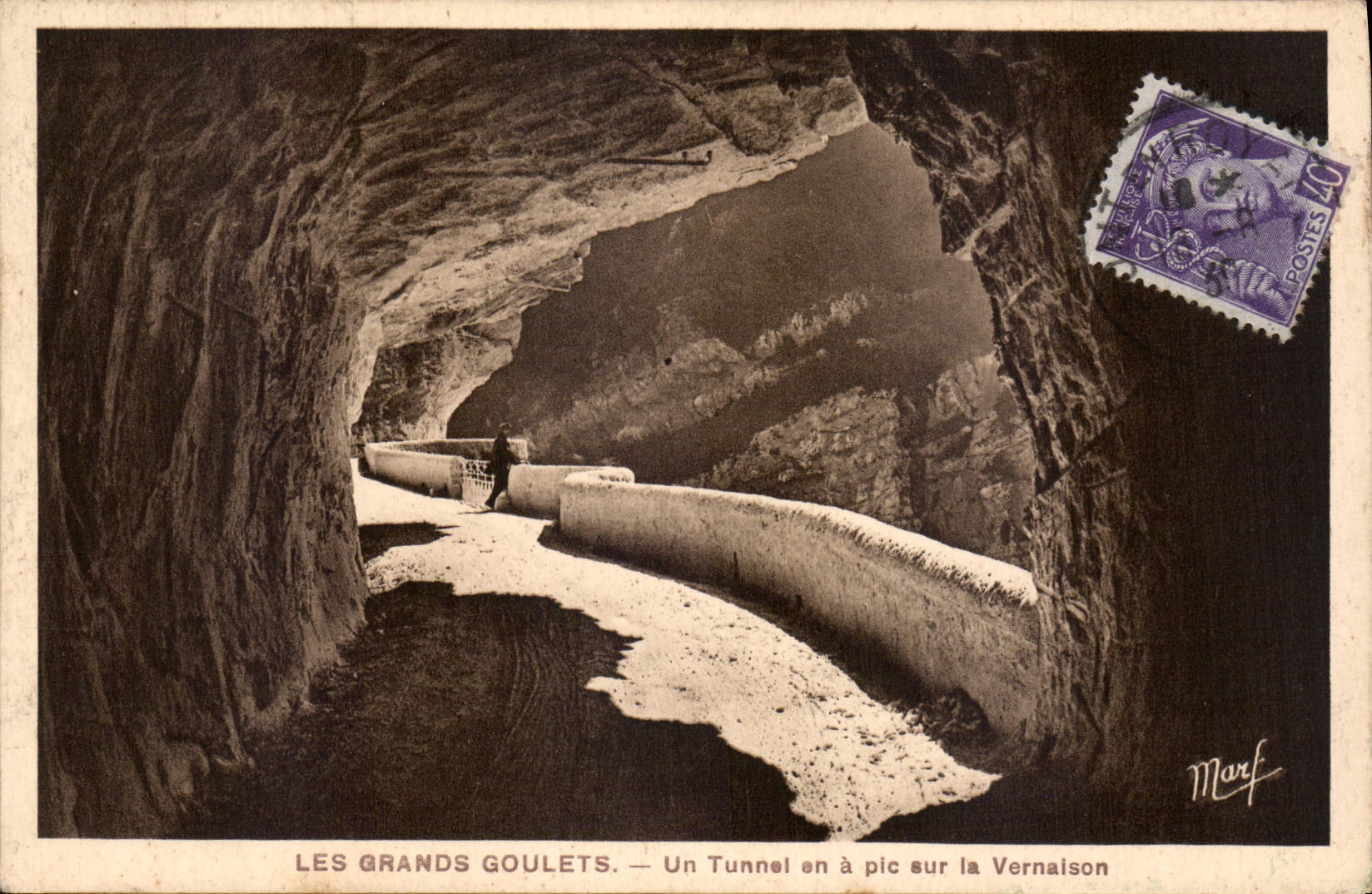 Les Grands Goulets — Un Tunnel en à pic sur la Vernaison — Marf
