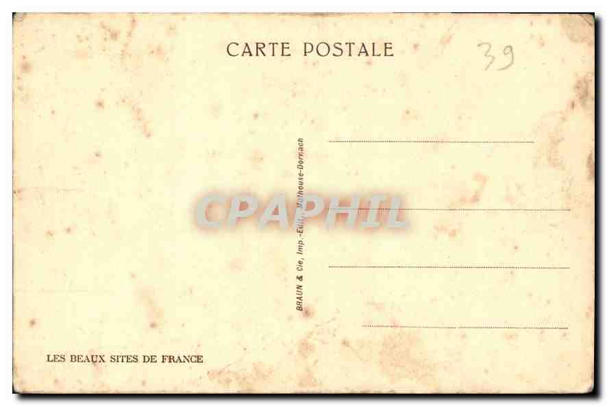 Arbois — Das alte Schloss — Serie 2573 — Rückseite