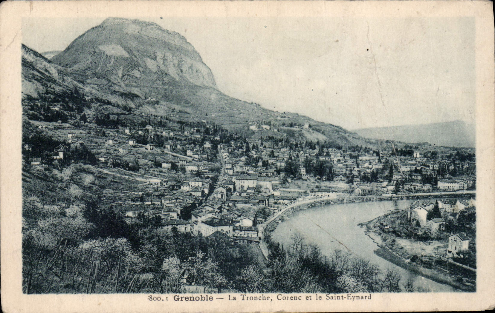Grenoble — La Tronche, Corenc et le Saint-Eynard — A. Houtlier, Grenoble - Recto
