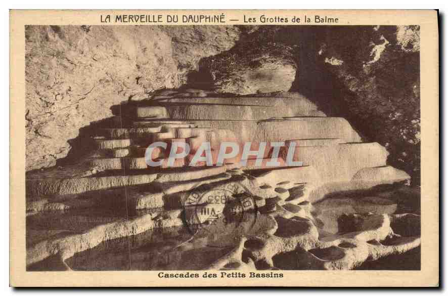 Les Grottes de la Balme — Cascades des Petits Bassins — Phot. Froel, Paris