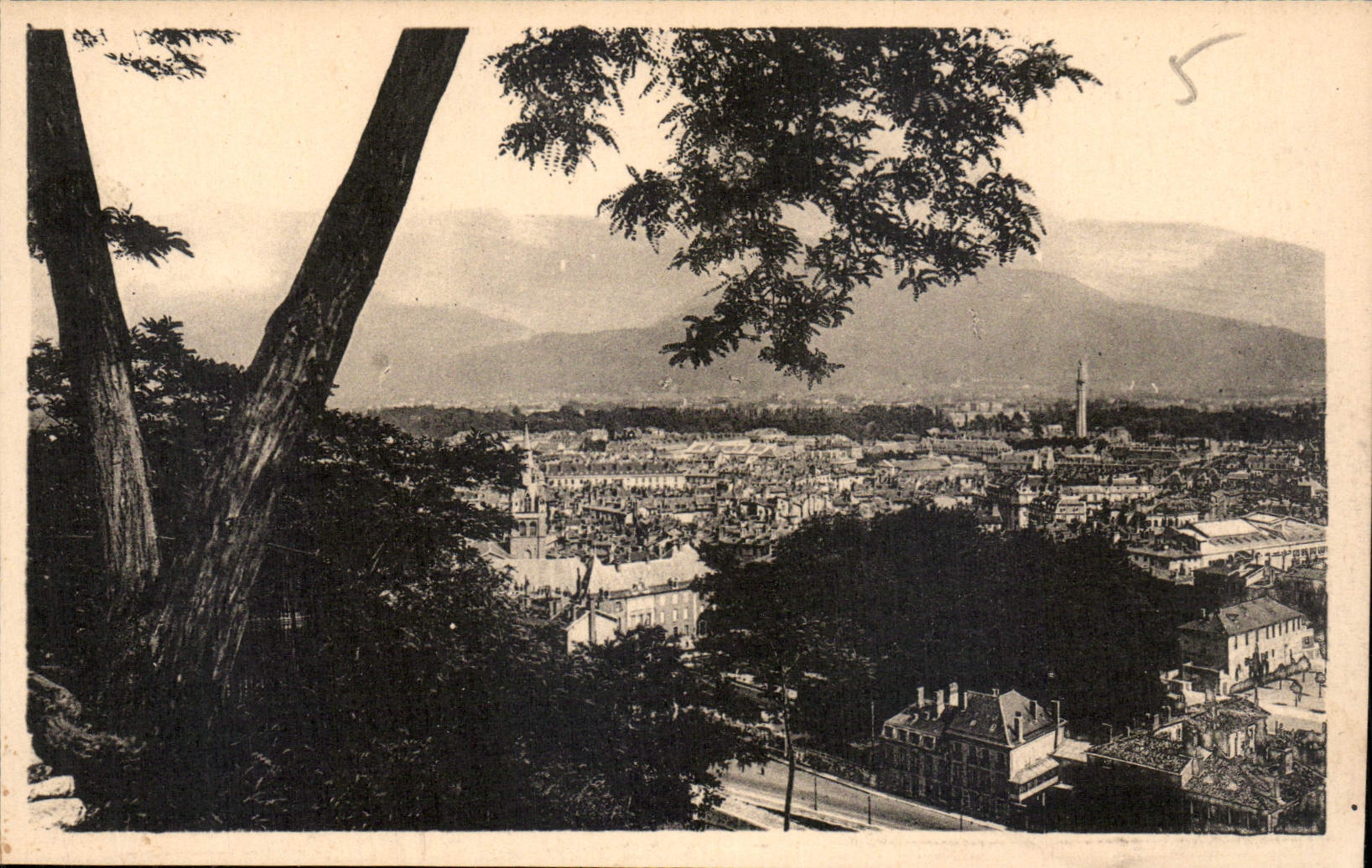 Grenoble — Vue Générale — Lévy et Reubrodz, Paris