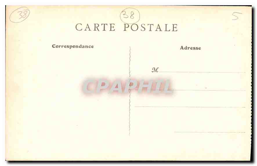 CPA Vienne Isere la Nef de l'Eglise Saint Maurice  — Rückseite