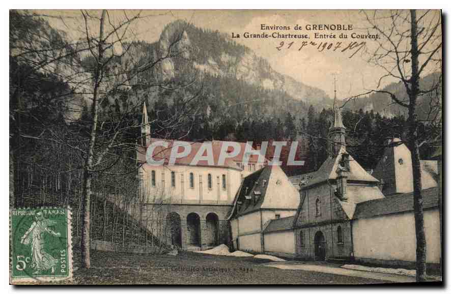CPA Environs de Grenoble la Grande Chartreuse Entree du Couvent 