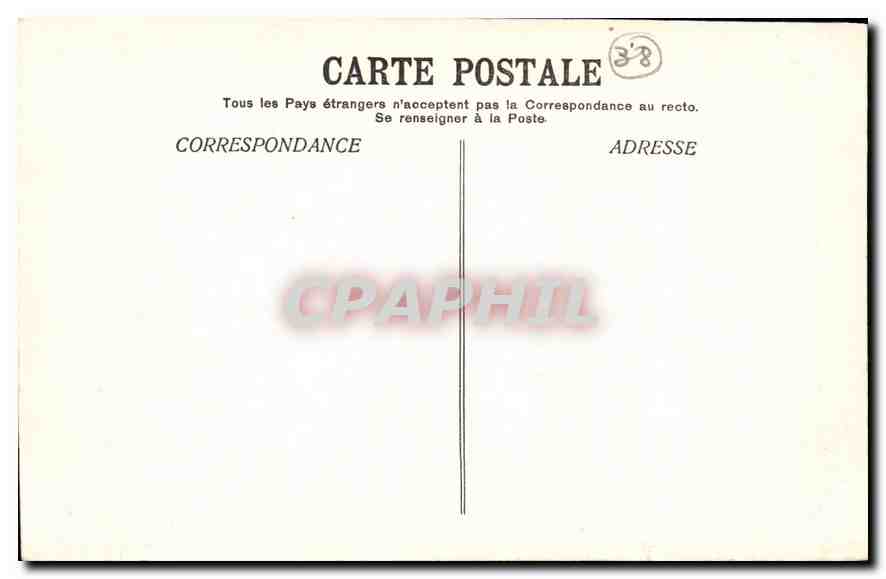 CPA Dauphine Bourg d'Oisans le Pont St Guillerme et la Romanche  — Rückseite
